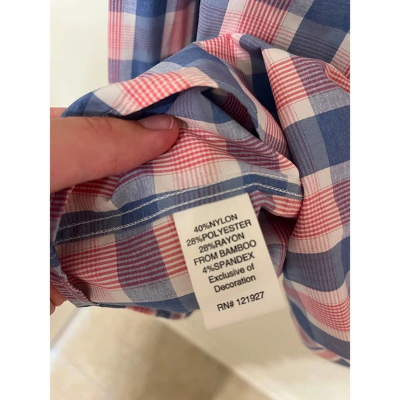 johnnie-O prepformance “Mercer” Mens long sleeve button up Size S - Picture 5 of 5